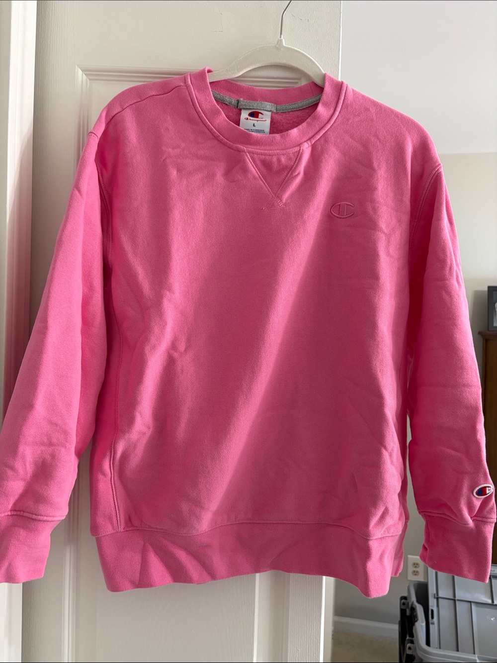 Champion Bubblegum Pink Crewneck Sweatshirt Women's